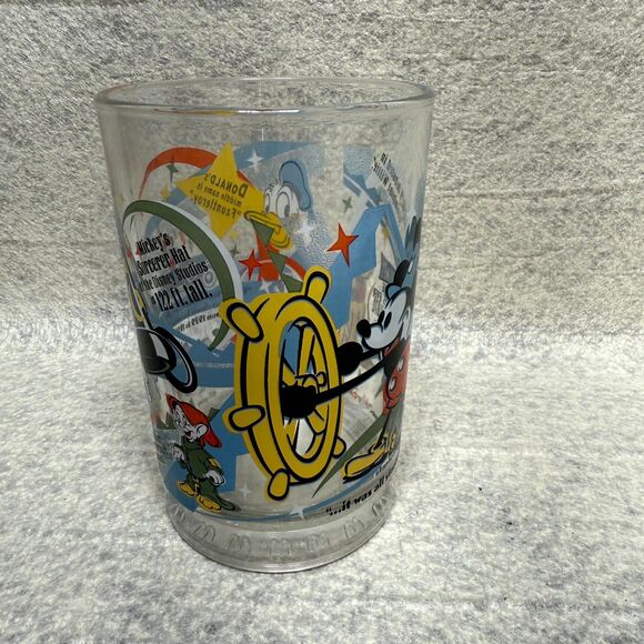 McDonalds 100 Years of Magic Disney Anniversary Glass Seam Boat Mickey - Picture 5 of 6